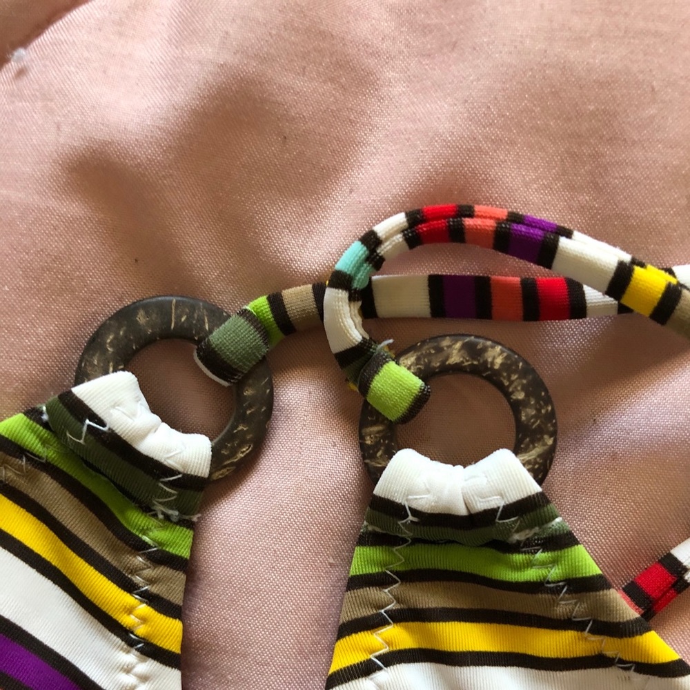 STRIPED SWIM TOP - Picture 5 of 5